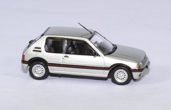 Peugeot 205 gti 1,6l 1986 grise Solido 1/43 s4303600