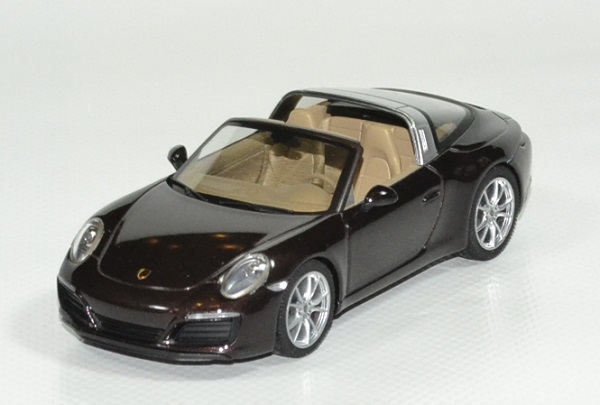 Porsche 911 Targa 4S marron métallisé 1/43 Herpa her558853