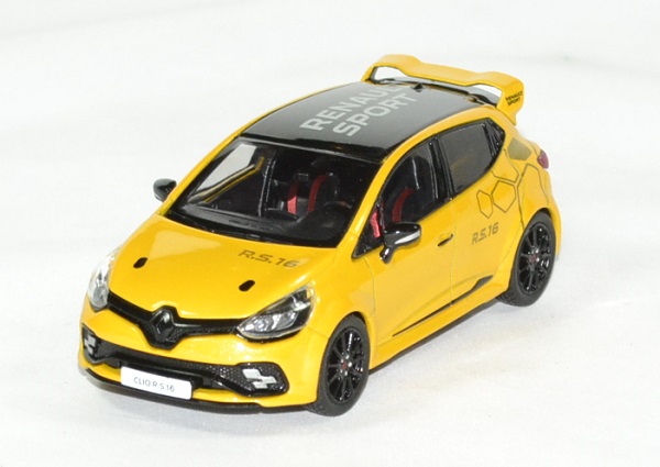 Renault clio RS 16 concept car jaune 2016 Norev 1/43